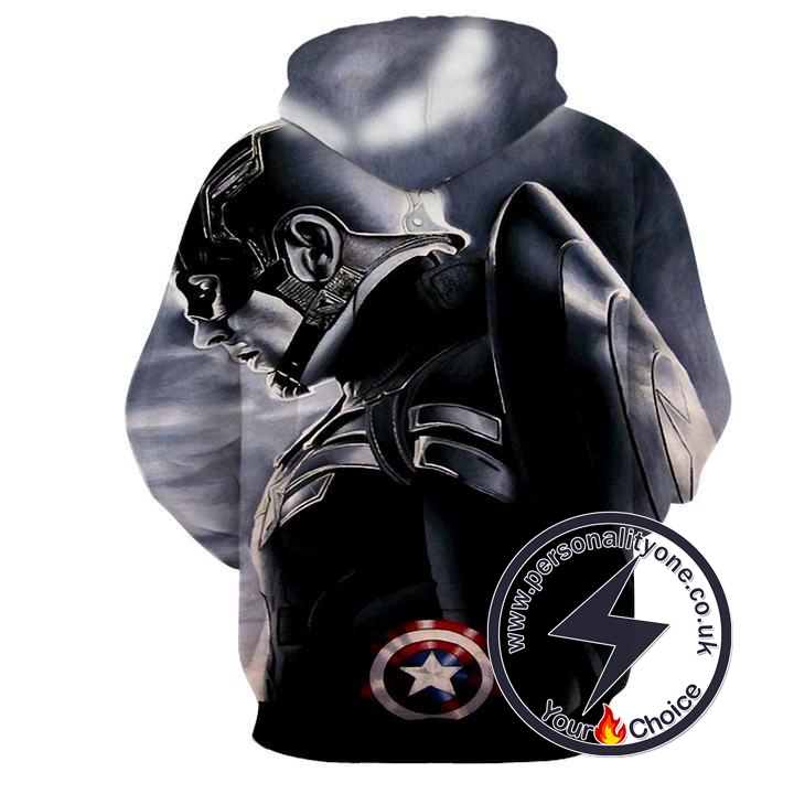 CAPTAIN AMERICA IN SHEILD 3D Hoodies - CAPTAIN AMERICA 3D